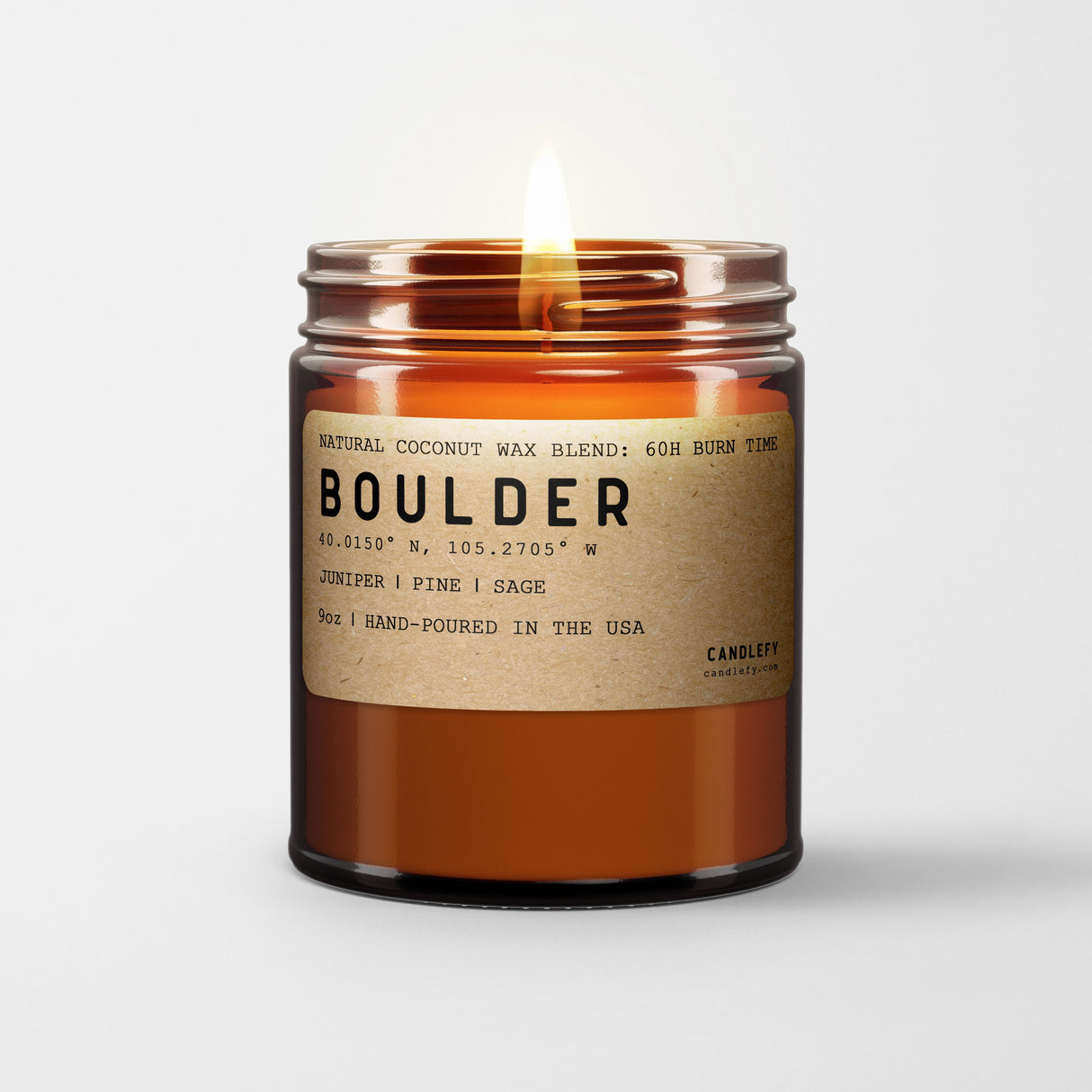 Boulder Colorado Scented Candle