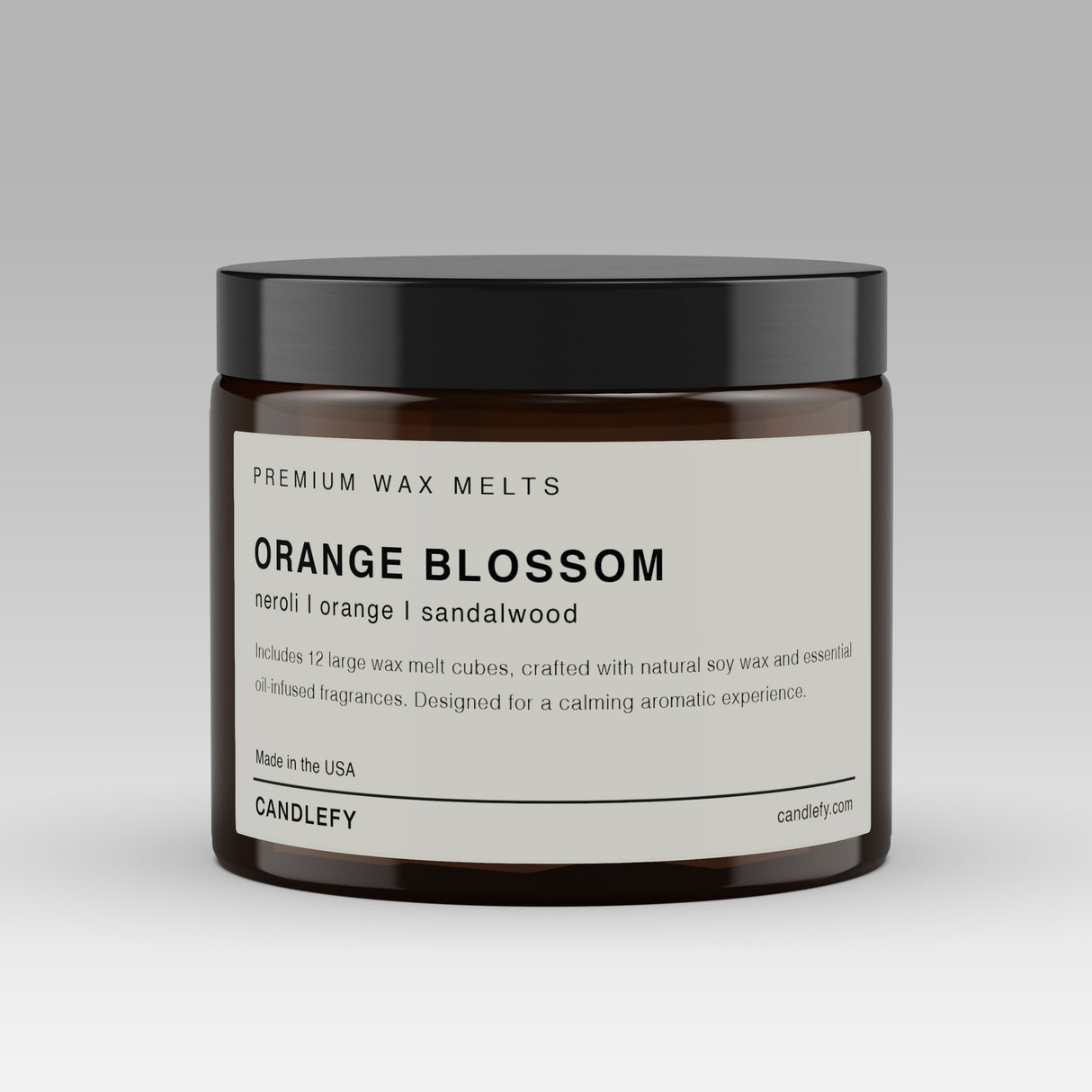 Orange Blossom Soy Wax Melts | 12 Cube Set | Strong 15% Fragrance Load | Flameless Home Scent