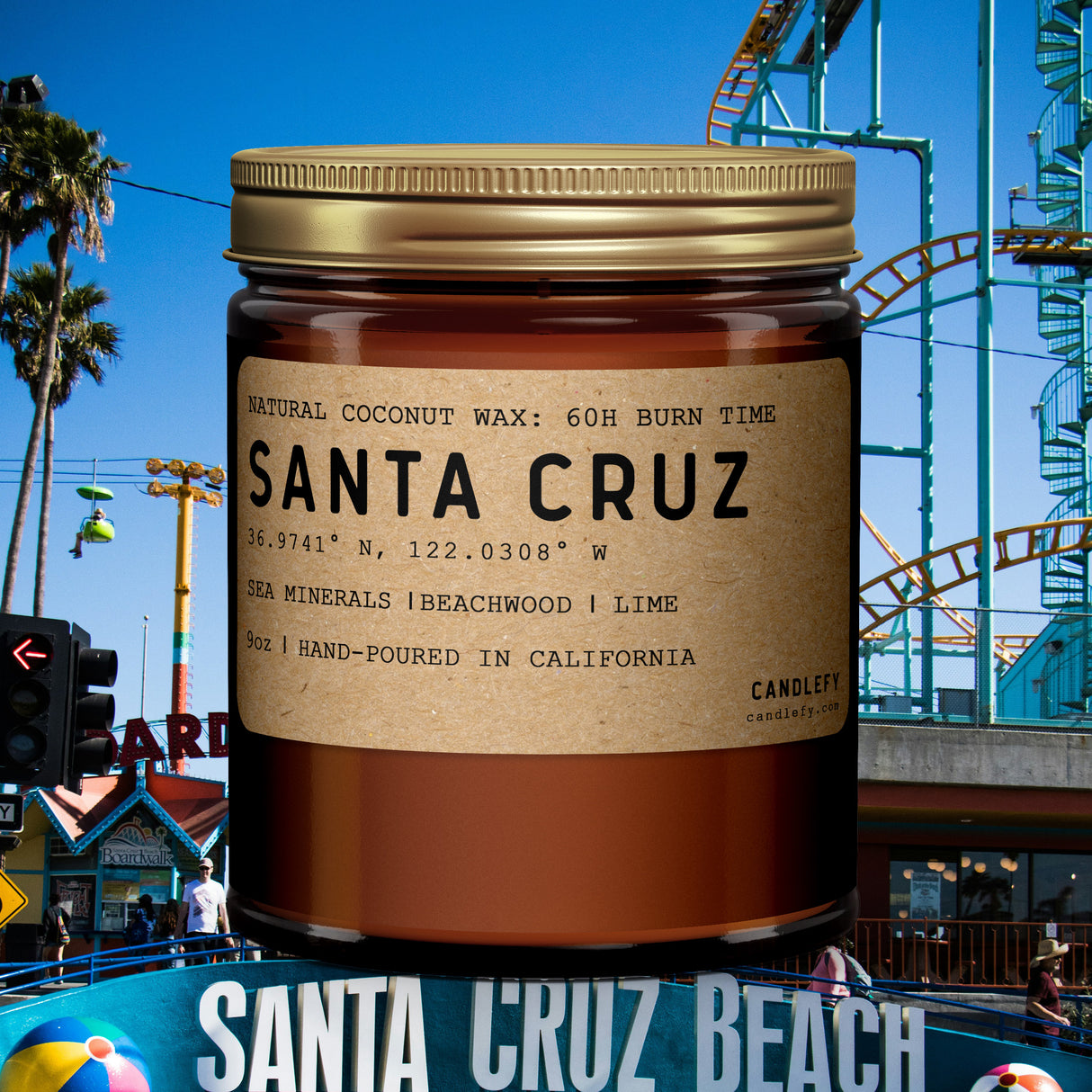 Santa Cruz: California Scented Candle
