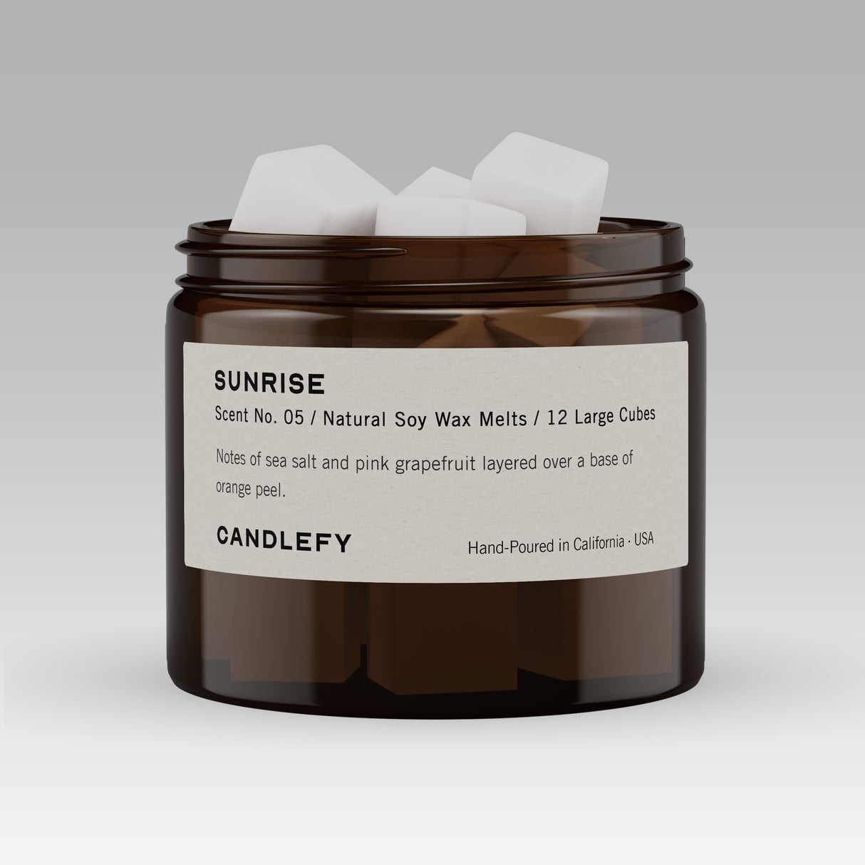 Sunrise Wax Melts · Hand-Poured Soy Wax · 12 Strongly Scented Cubes