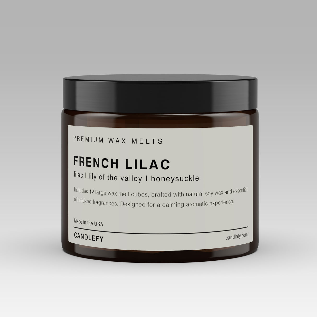 French Lilac Soy Wax Melts | 12 Cube Set | Strong 15% Fragrance Load | Flameless Home Scent