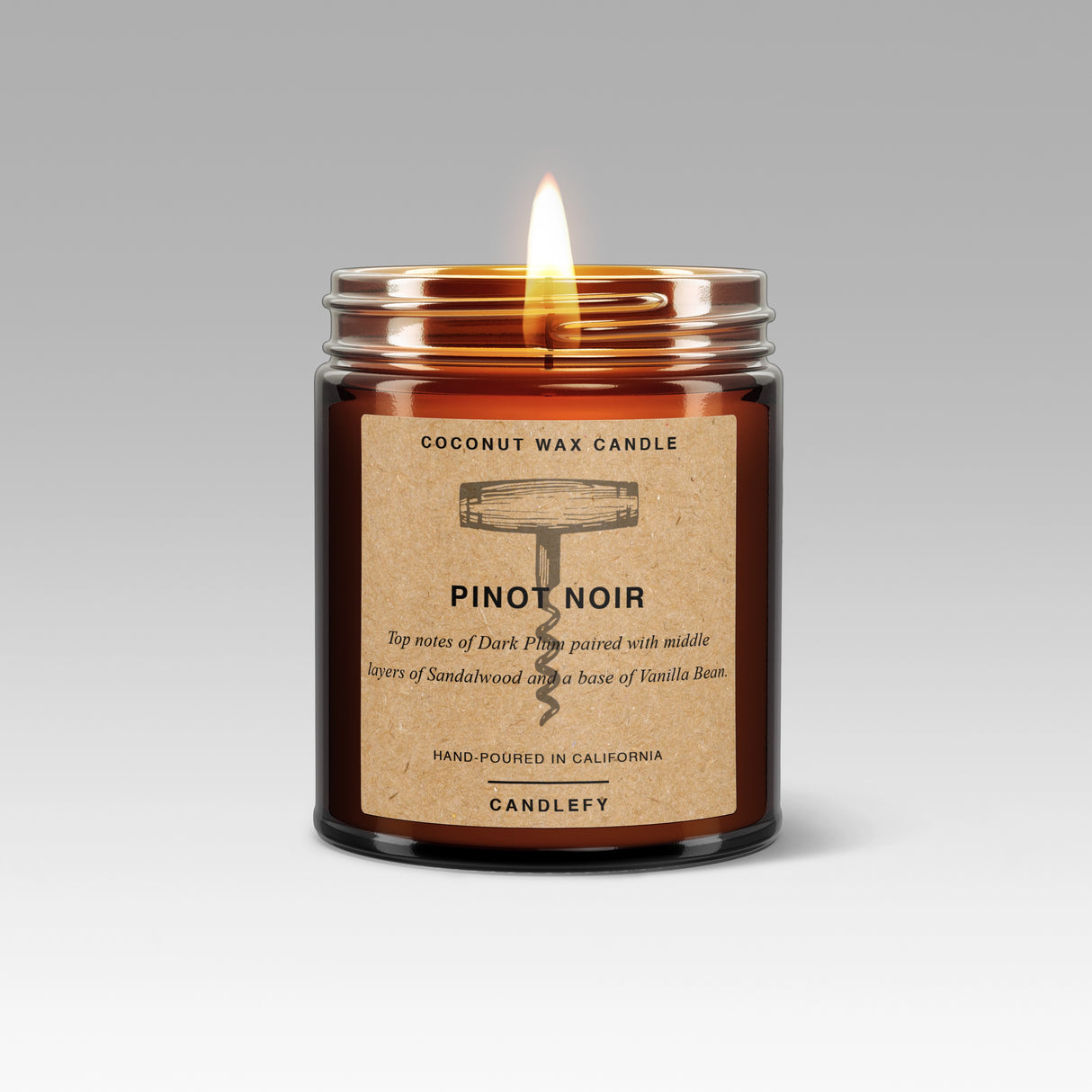 Pinot Noir Wine Candle