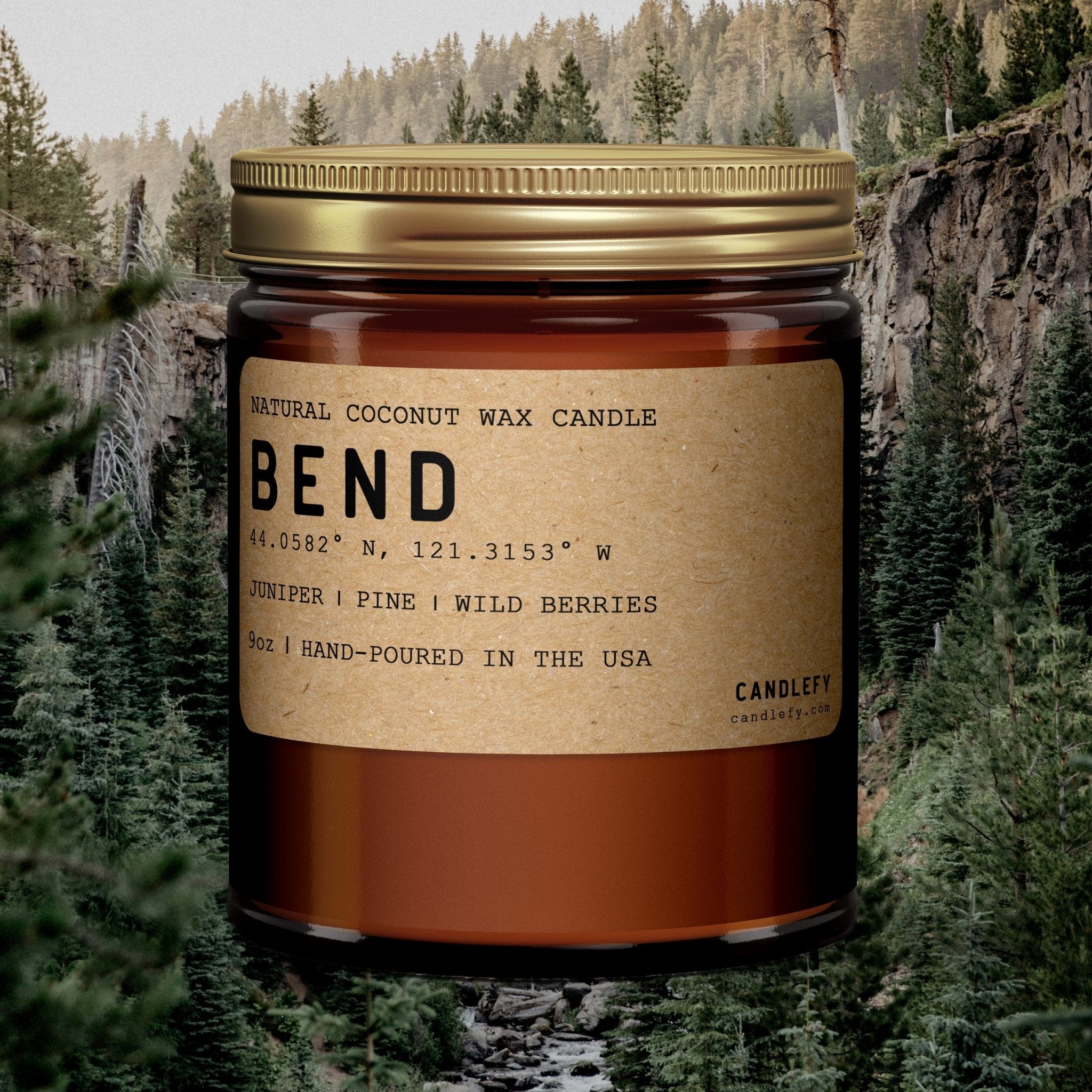 Bend, Oregon Scented Candle – Candlefy