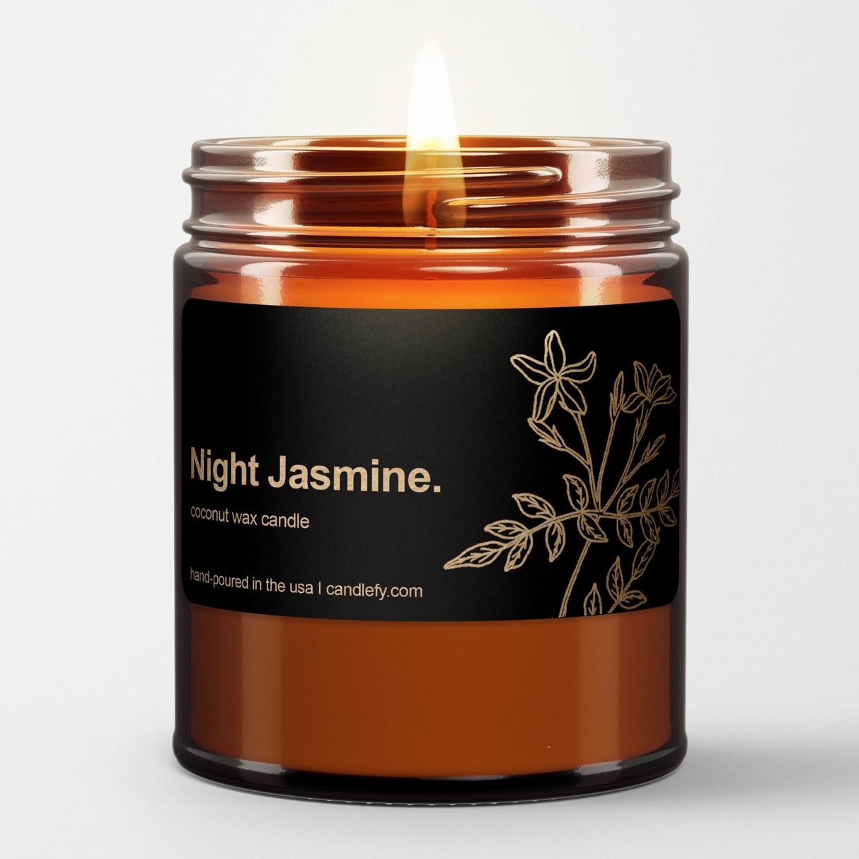 Botanical Spa Candle: Night Jasmine - Candlefy