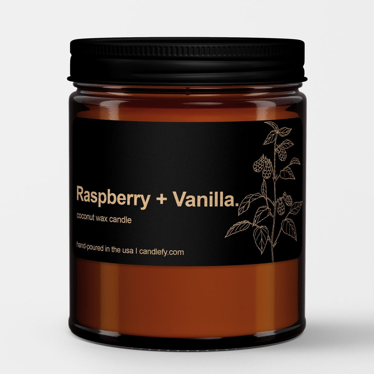 Botanical Spa Candle: Raspberry Vanilla - Candlefy