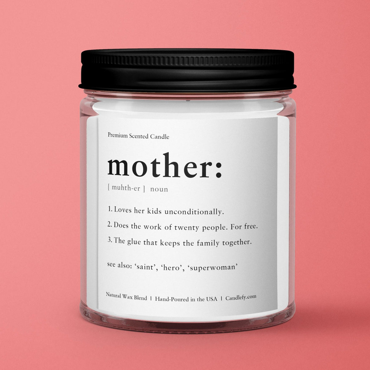 Mother's Day Gift Soy Candle - 8 oz Candle - Happy Mother's Day
