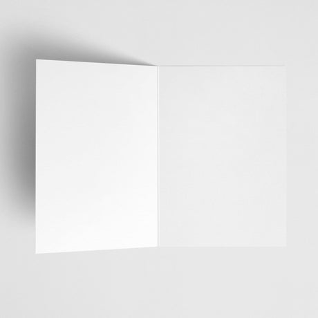 Merry Christmas Snow House Personalized Greeting Card - Candlefy