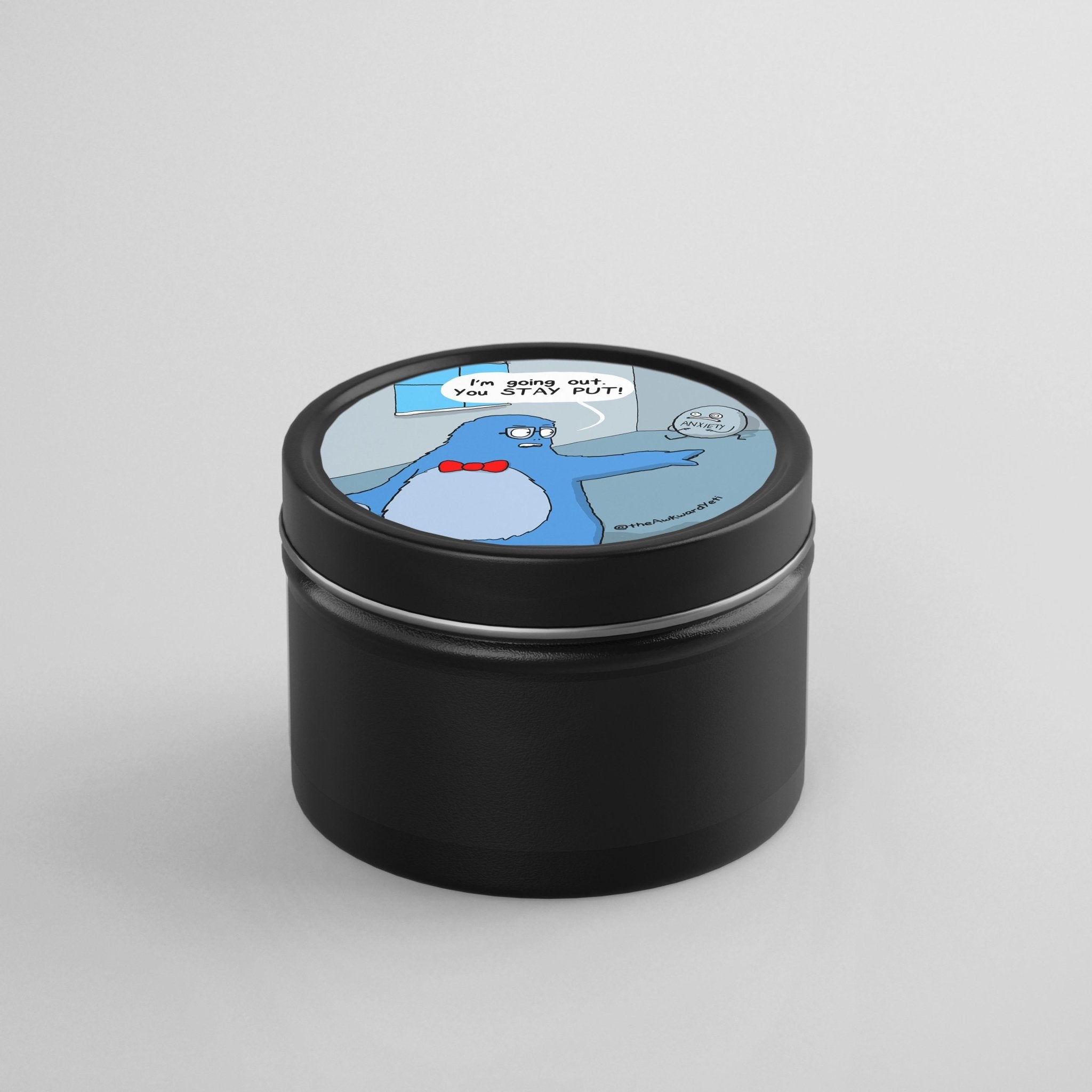 The Awkward Yeti Scented Candle: Anxiety Stay Put - Candlefy