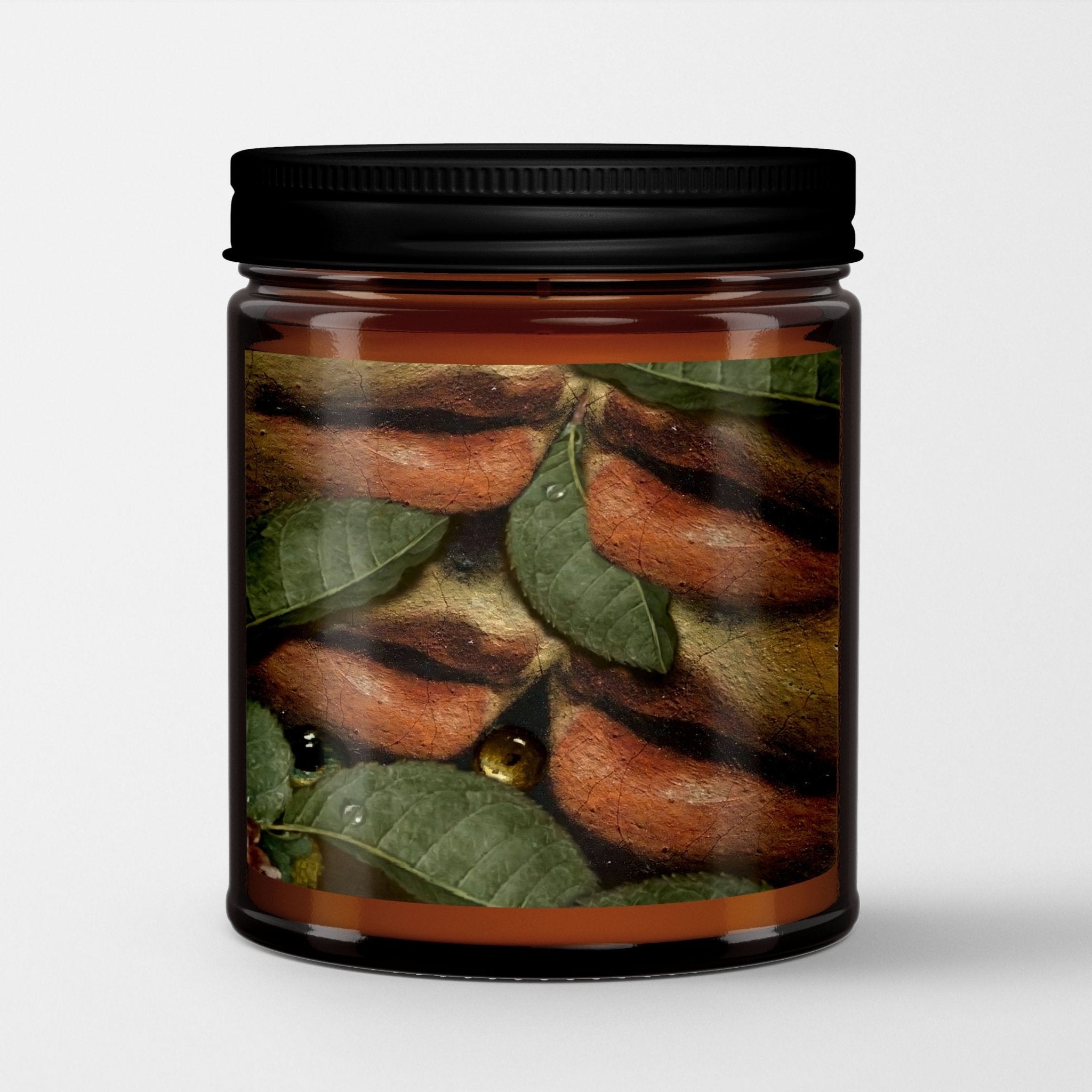 Welder Wings Scented Candle in Amber Glass Jar: Malicious Thickness - Candlefy