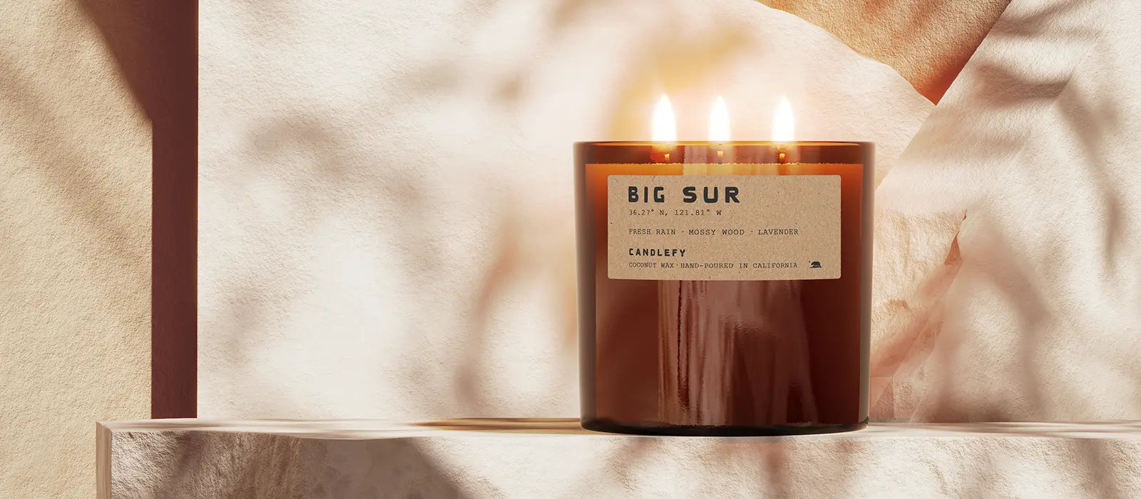 California 3-Wick Candles