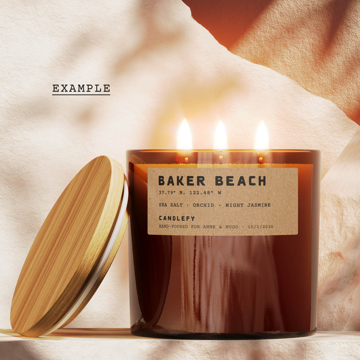 Custom Destination Candle · 32oz · Three Wick