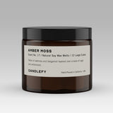 Amber + Moss Wax Melts · Hand-Poured Soy Wax · 12 Strongly Scented Cubes