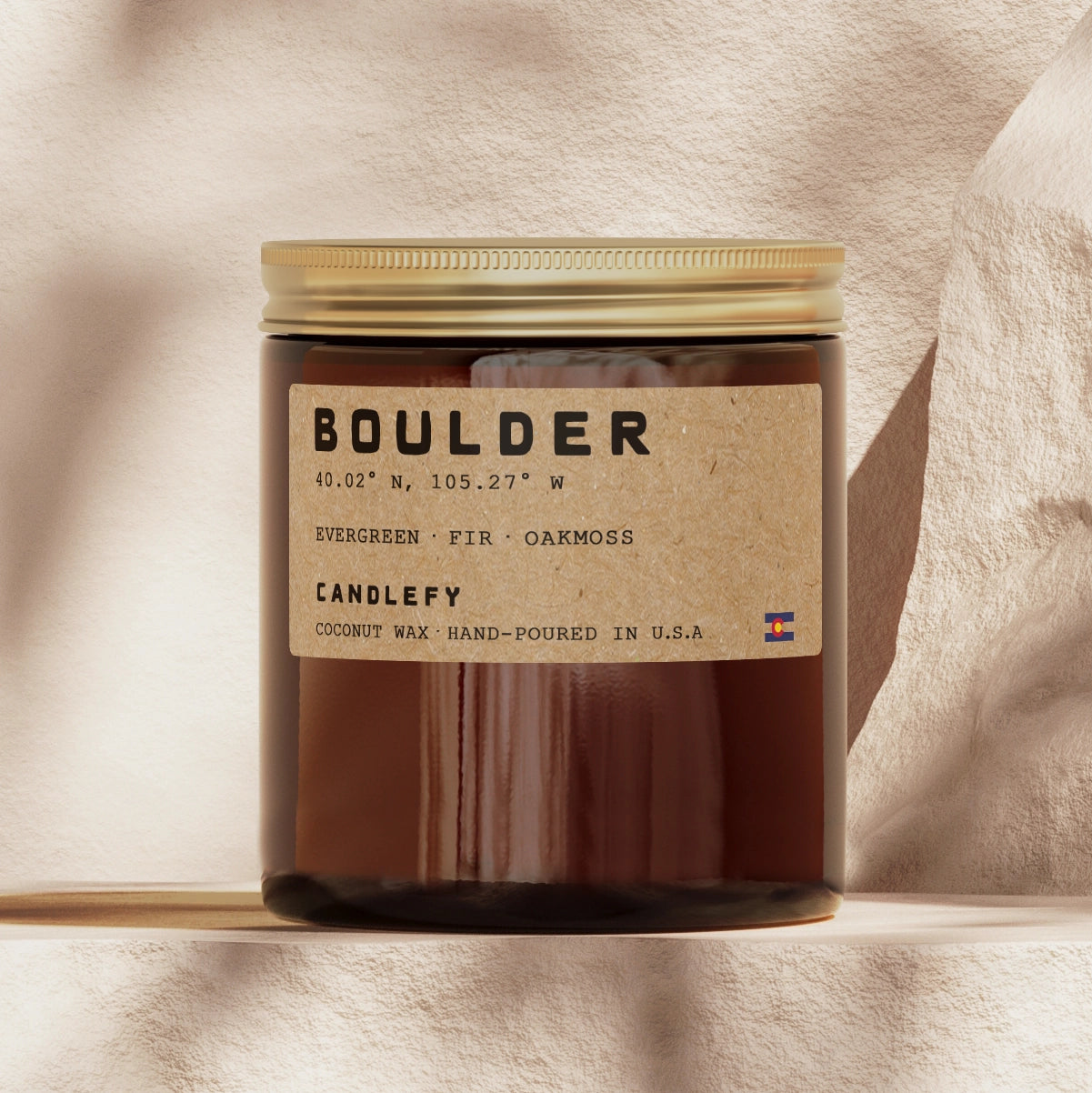 Boulder Colorado · Scented Candle