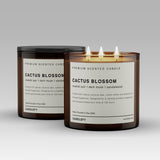 Cactus Blossom Scented Candle: Hand-Poured in the USA with Natural Coconut Wax