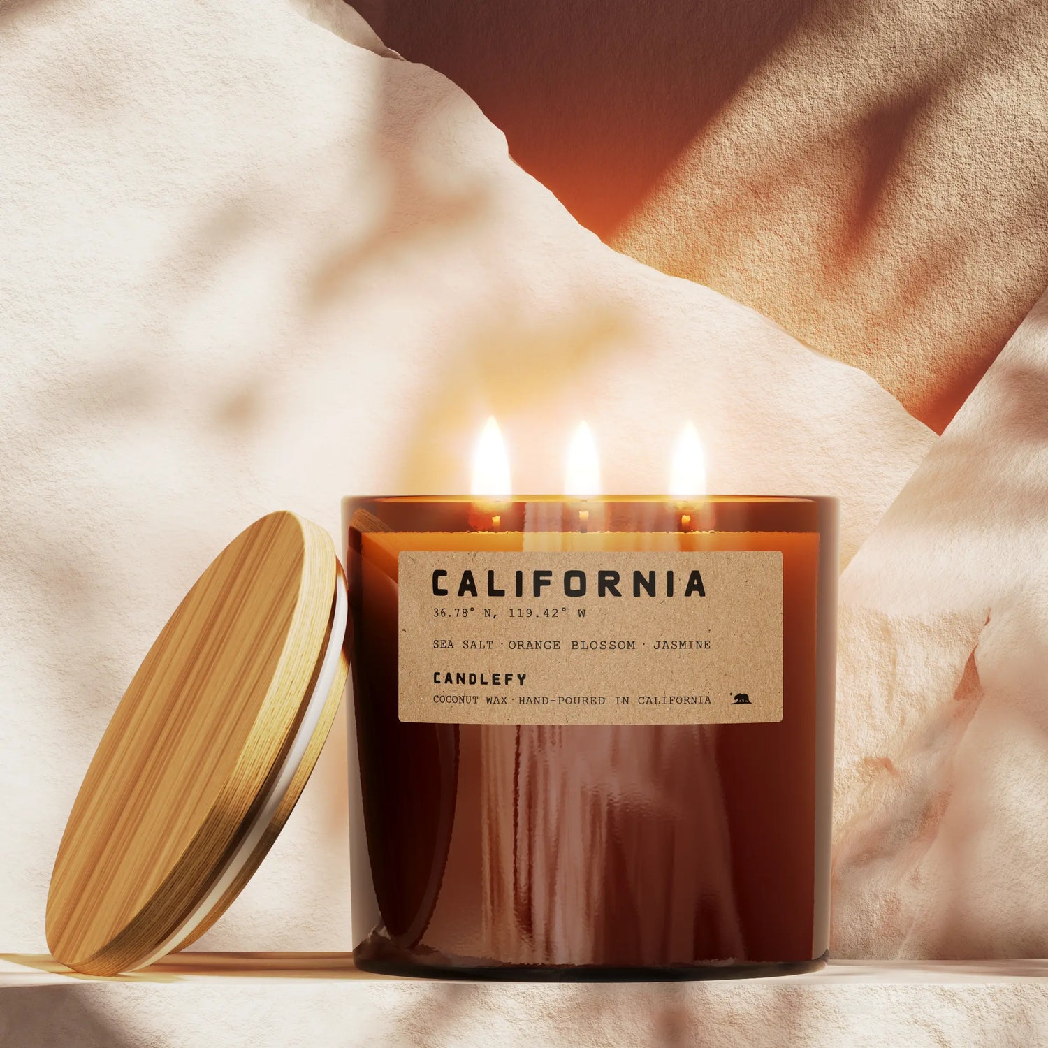 California 3-Wick Luxe Candle