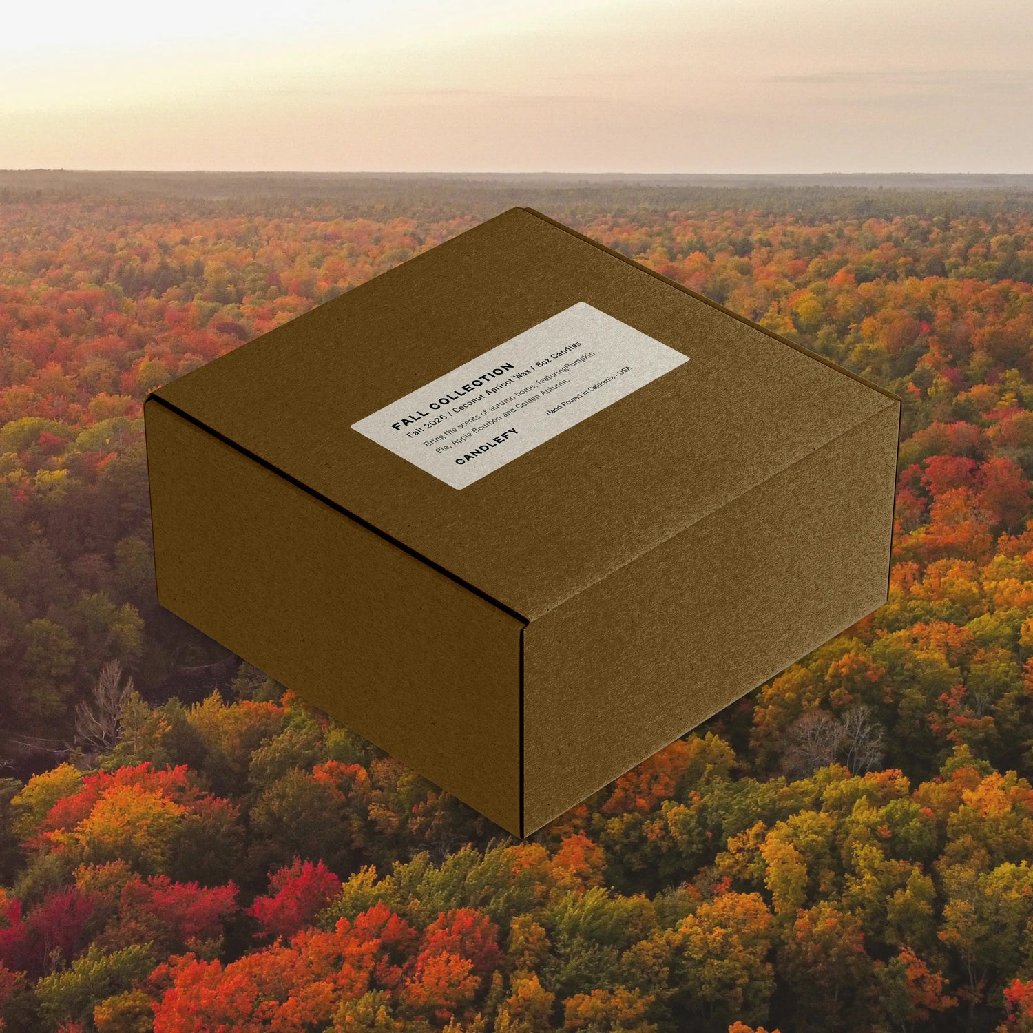 Fall Scented Candle Set · Pumpkin, Apple & Autumn Spice · 3-Pack