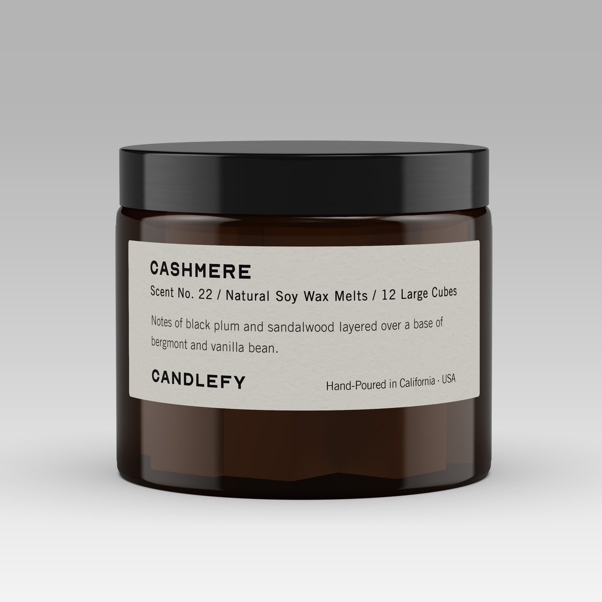 Cashmere Wax Melts · Hand-Poured Soy Wax · 12 Strongly Scented Cubes