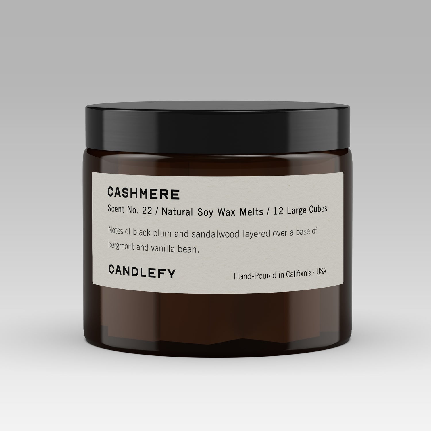 Cashmere Wax Melts · Hand-Poured Soy Wax · 12 Strongly Scented Cubes