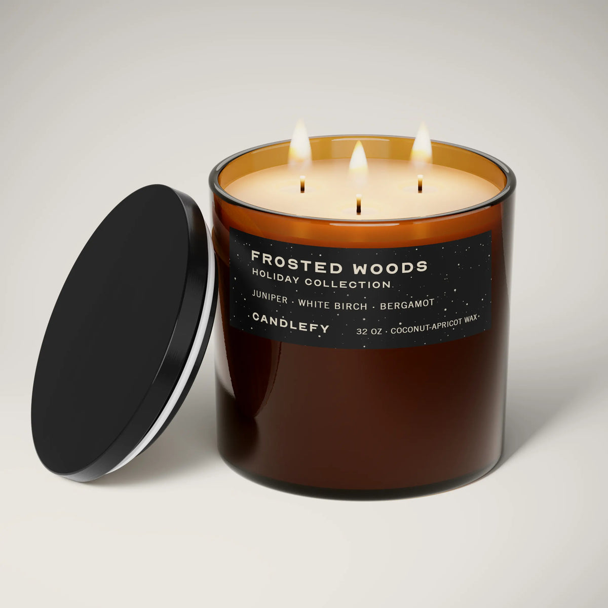 Frosted Woods · Holiday Scented Candle · 3-Wick Candle