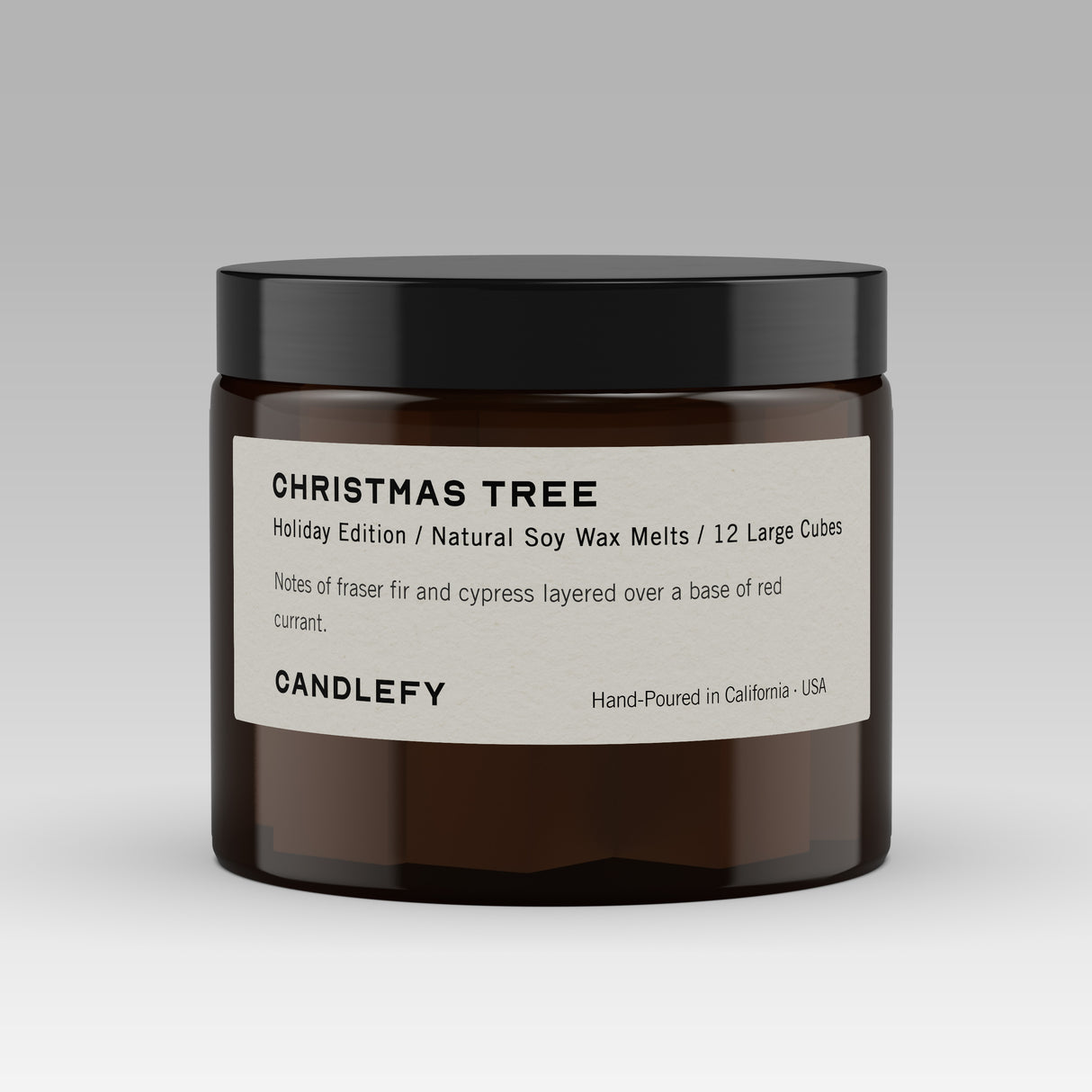 Christmas Tree Wax Melts · Hand-Poured Soy Wax · 12 Strongly Scented Cubes