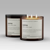 Coffee Scented Candle: Hand-Poured in the USA with Natural Coconut Wax