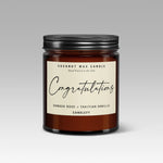 Congratulations Gift Candle