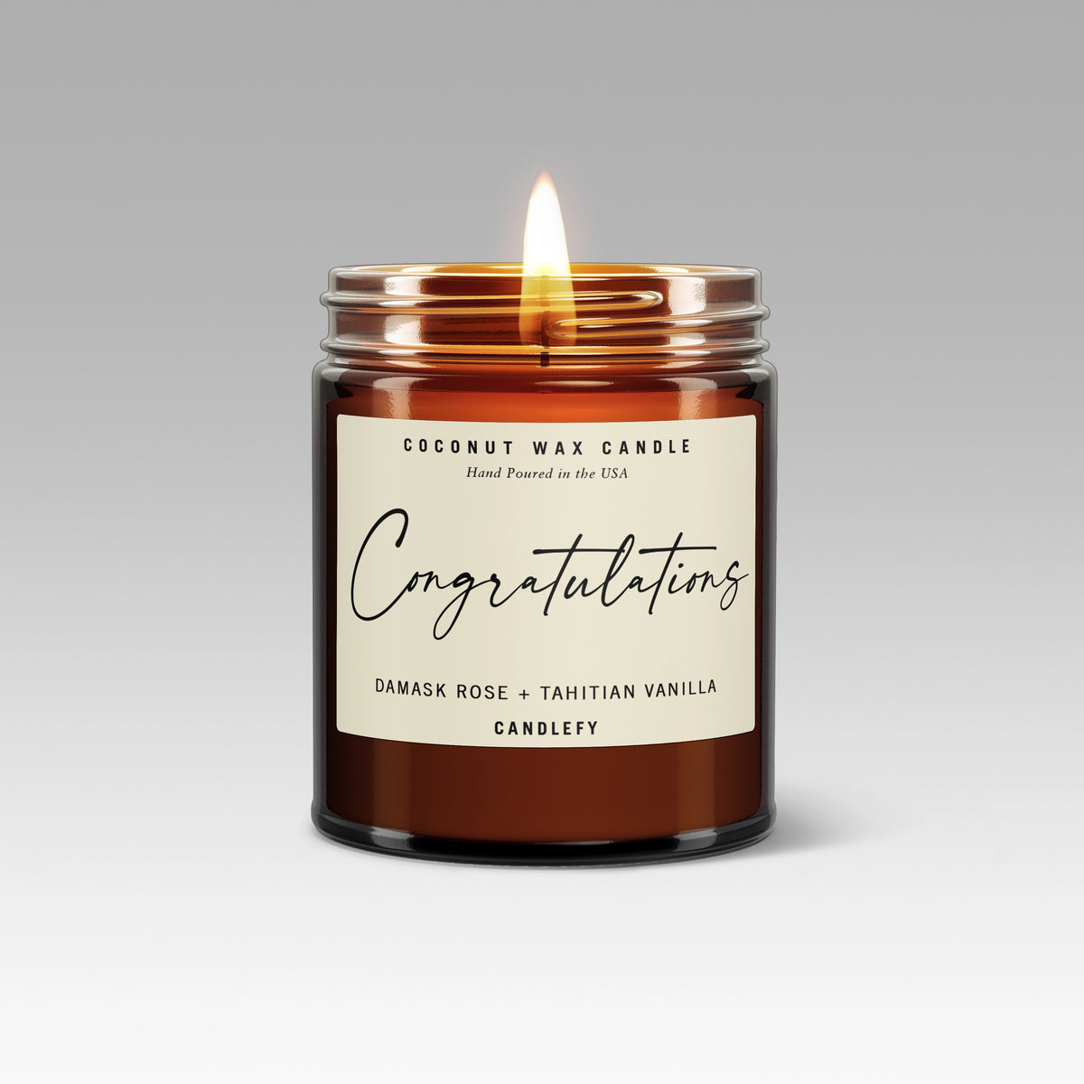 Congratulations Gift Candle