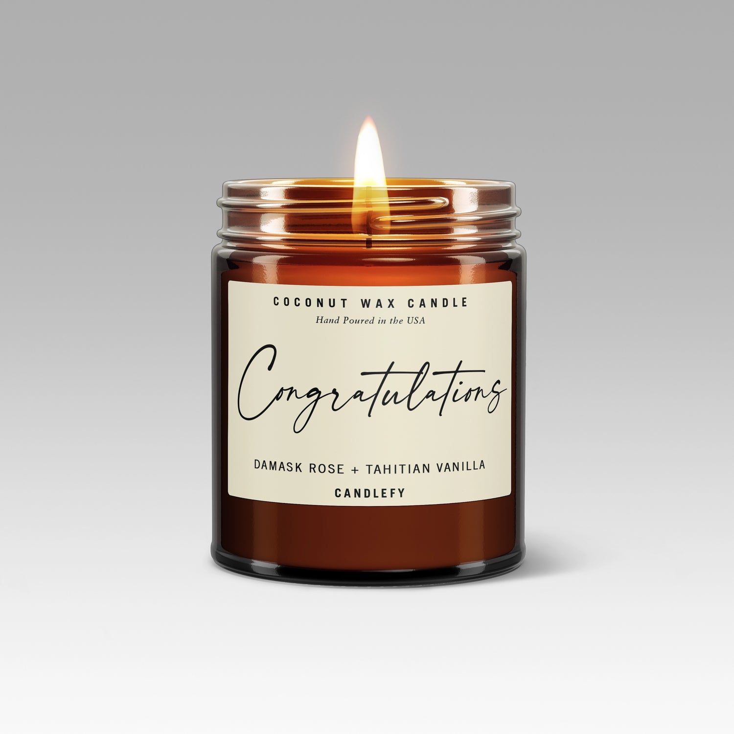 Congratulations Gift Candle