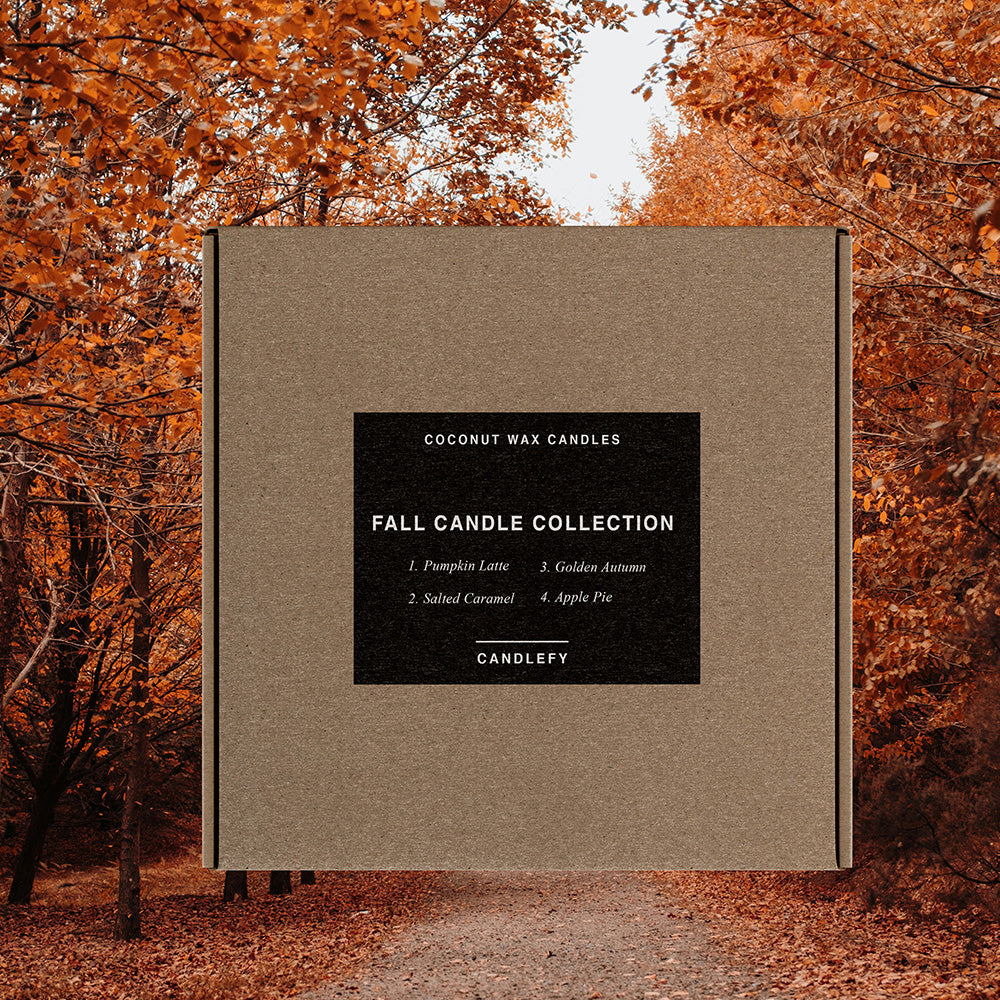 Cozy Fall Candle Collection: 4 Candles With Over 200H Burn-Time