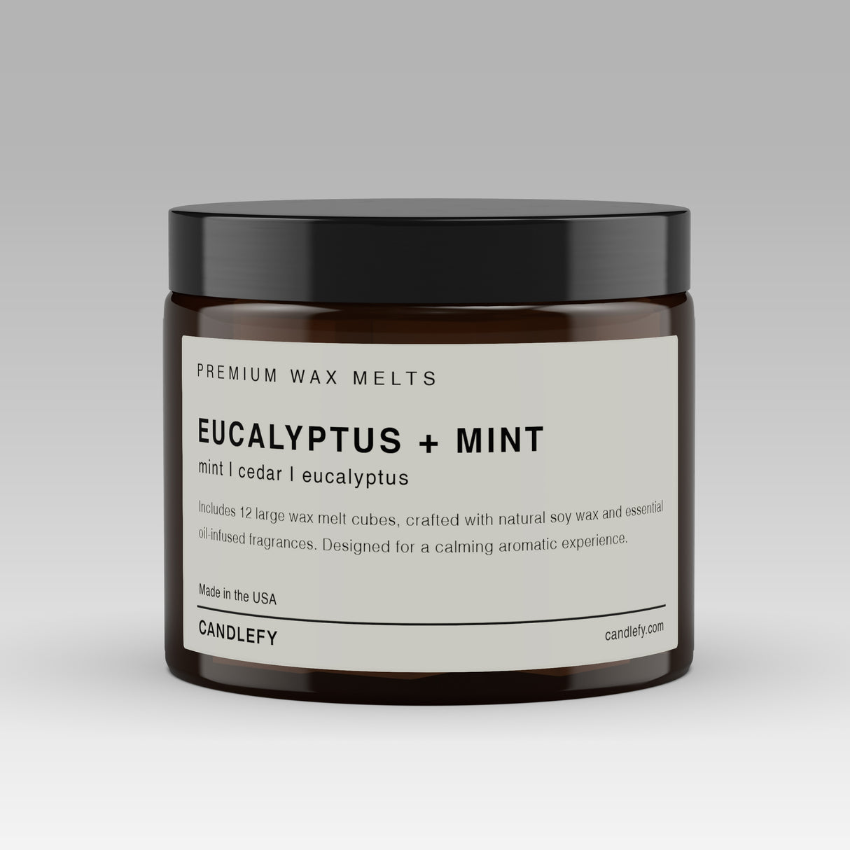 Eucalyptus + Mint Soy Wax Melts | 12 Cube Set | Strong 15% Fragrance Load | Flameless Home Scent
