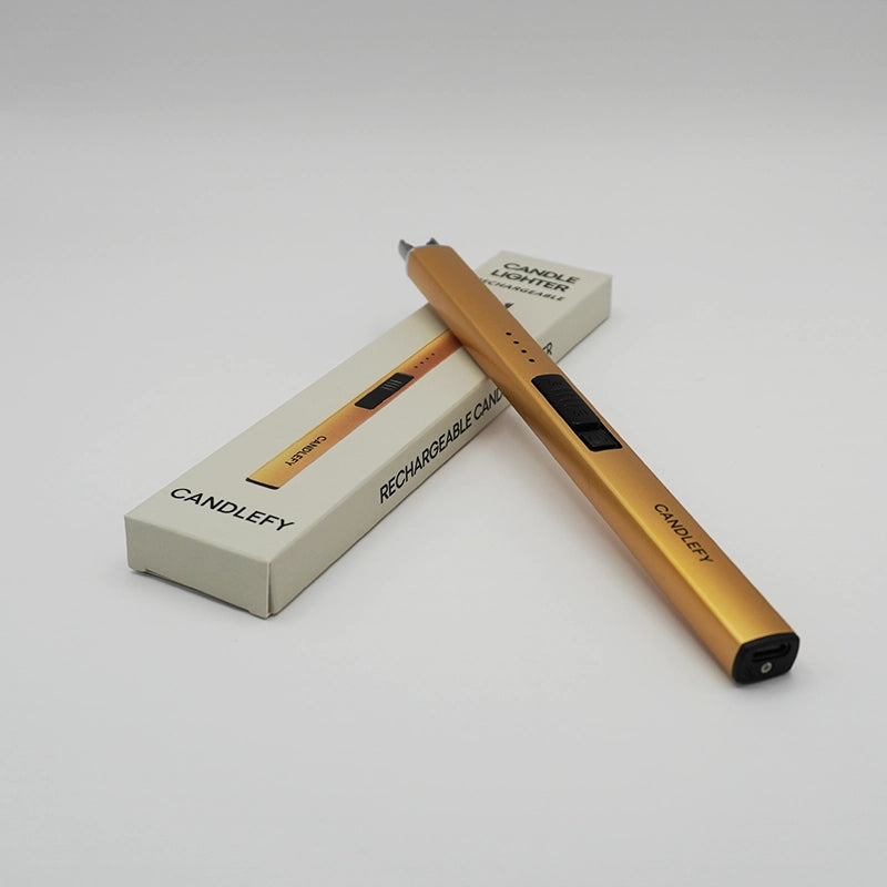 Flameless Candle Lighter · Gold · Rechargeable