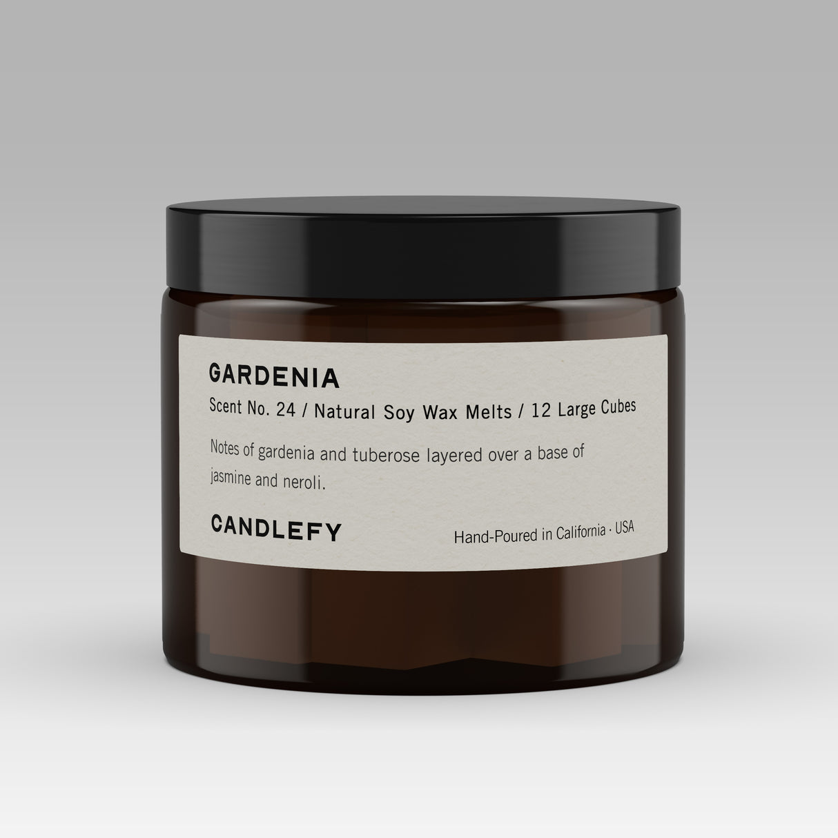 Gardenia Wax Melts · Hand-Poured Soy Wax · 12 Strongly Scented Cubes