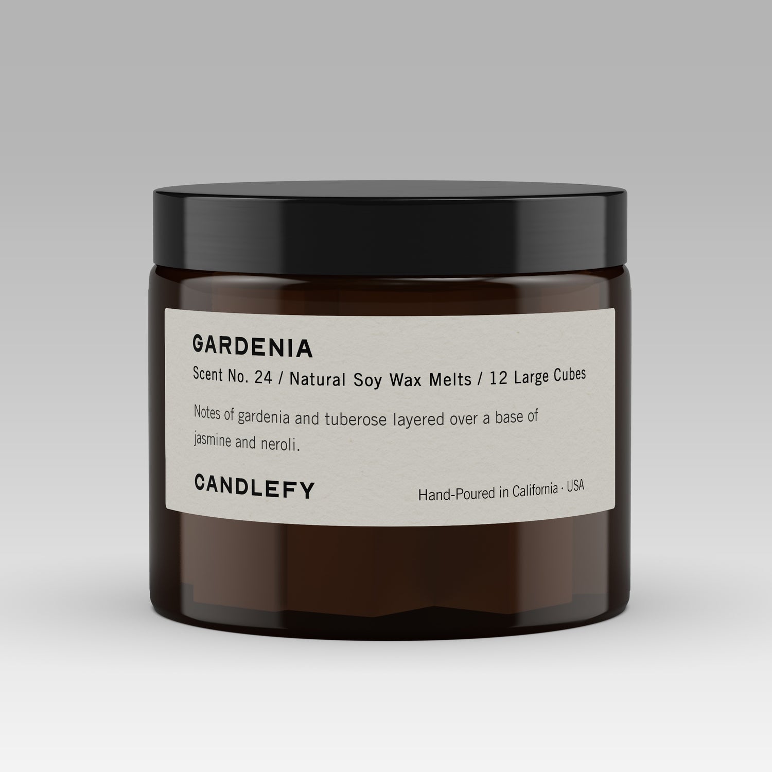 Gardenia Wax Melts · Hand-Poured Soy Wax · 12 Strongly Scented Cubes