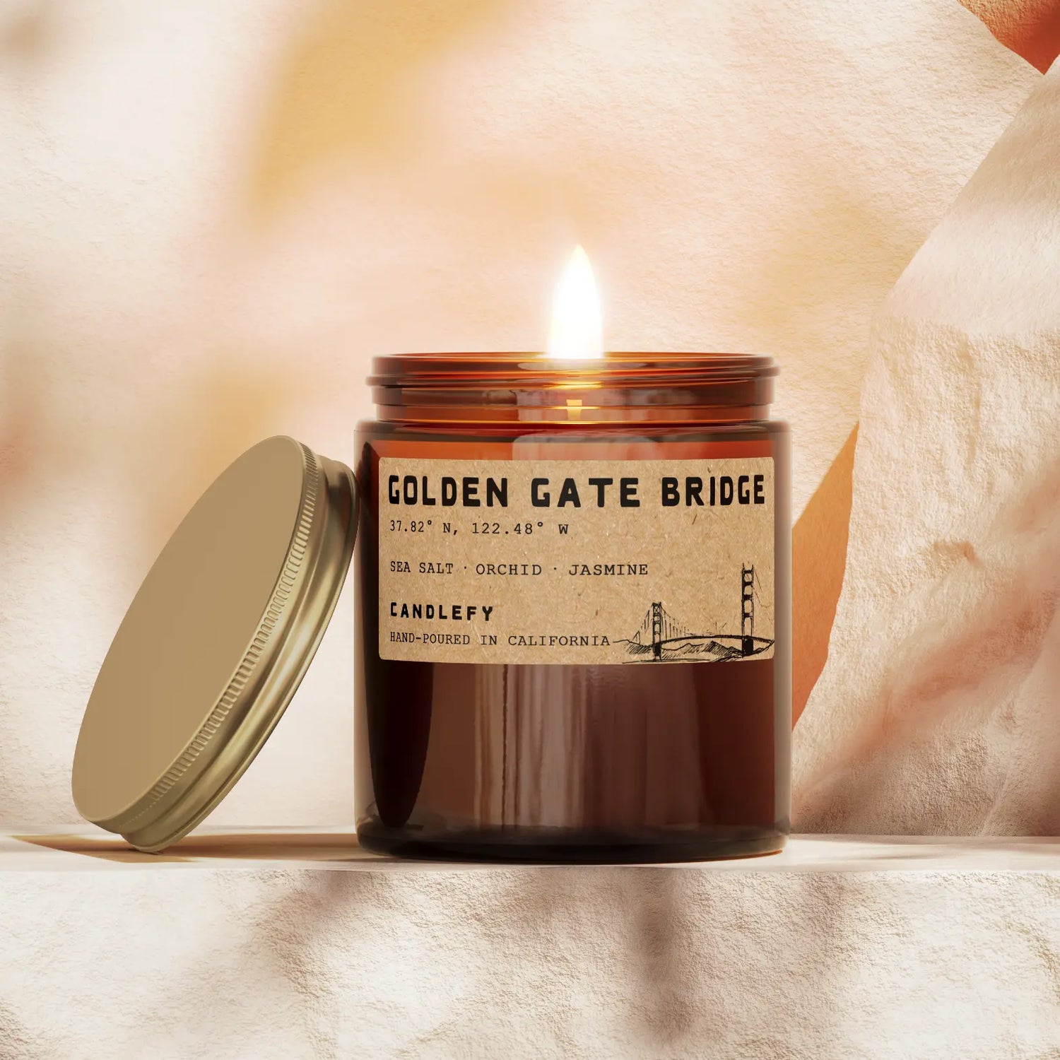 Golden Gate Bridge Candle