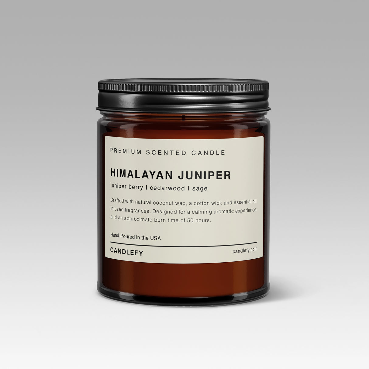 Himalayan Juniper Scented Candle: Hand-Poured in the USA with Natural Coconut Wax