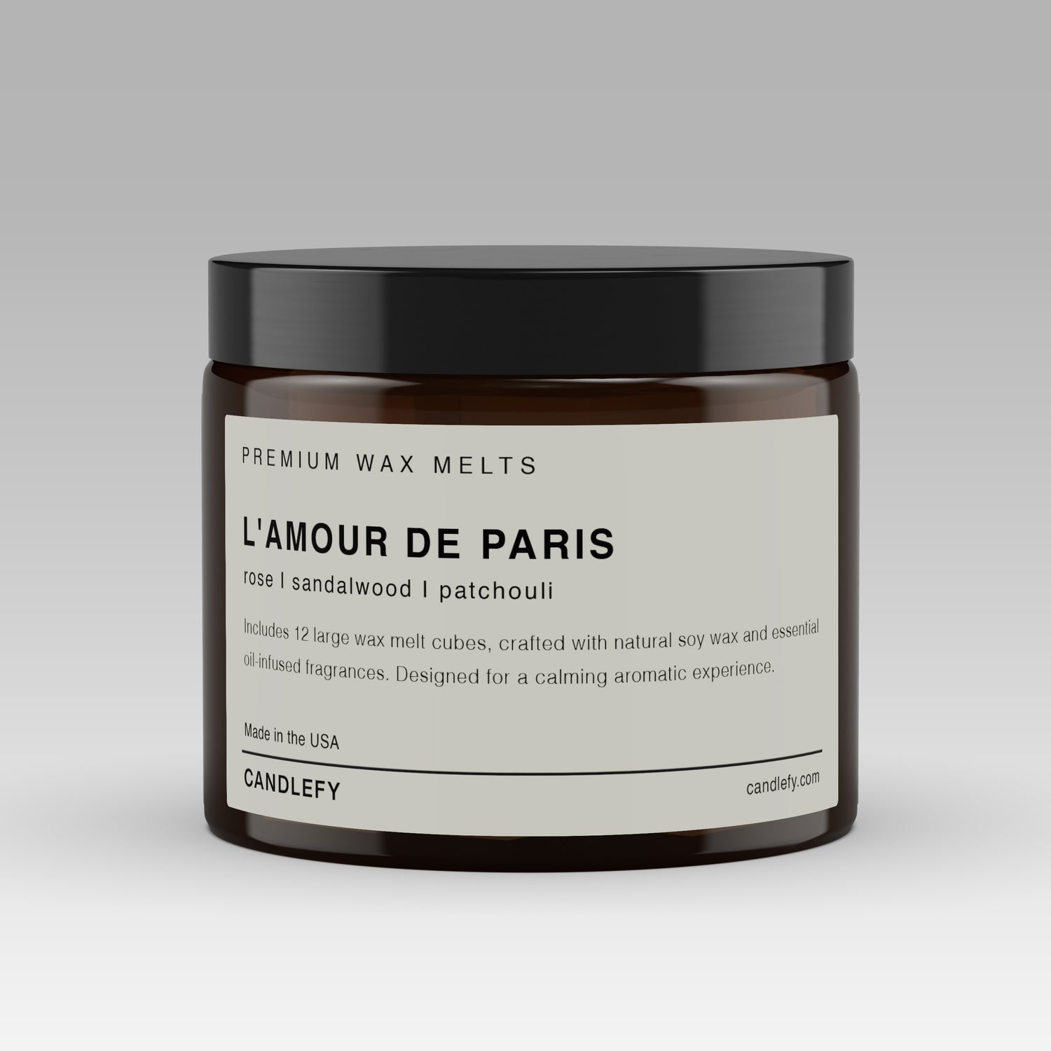 L’amour de Paris Soy Wax Melts | 12 Cube Set | Strong 15% Fragrance Load | Flameless Home Scent