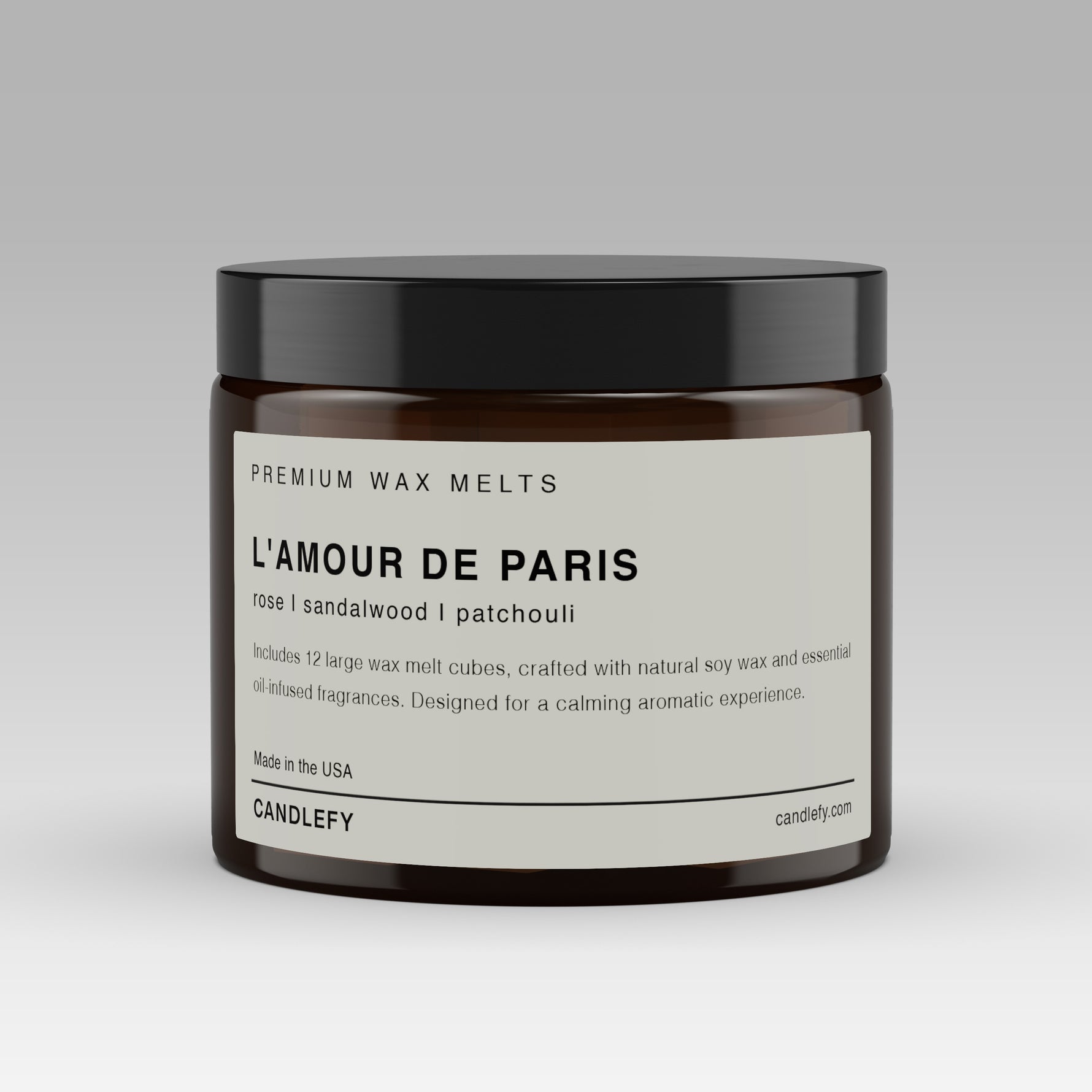 L’amour de Paris Soy Wax Melts | 12 Cube Set | Strong 15% Fragrance Load | Flameless Home Scent