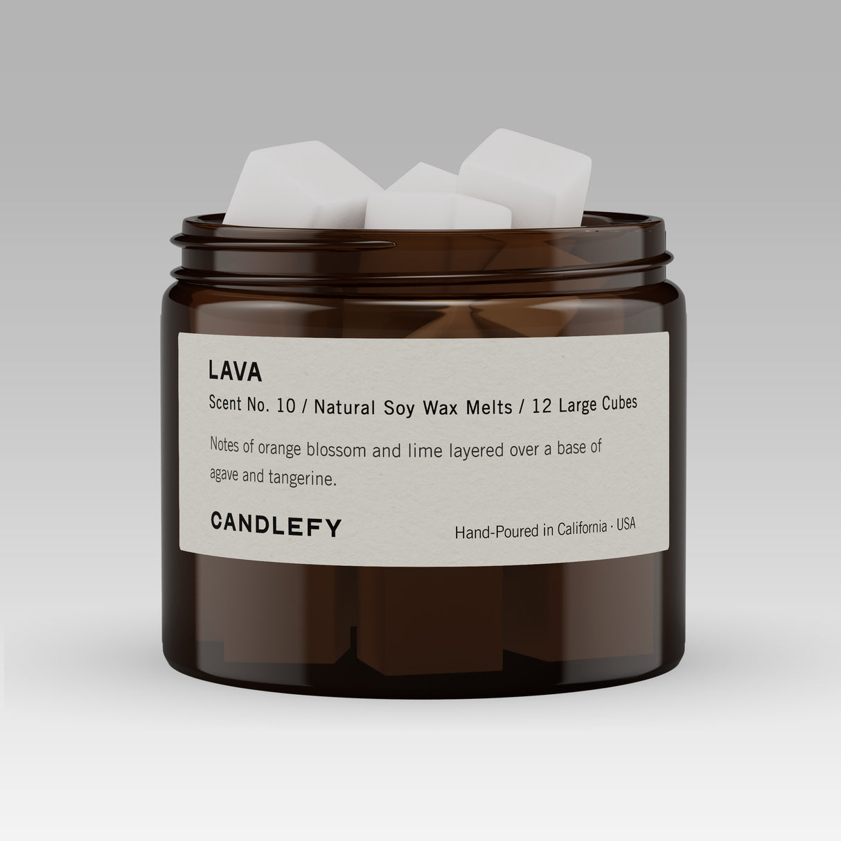 Lava Wax Melts · Hand-Poured Soy Wax · 12 Strongly Scented Cubes