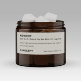 Midnight Wax Melts · Hand-Poured Soy Wax · 12 Strongly Scented Cubes