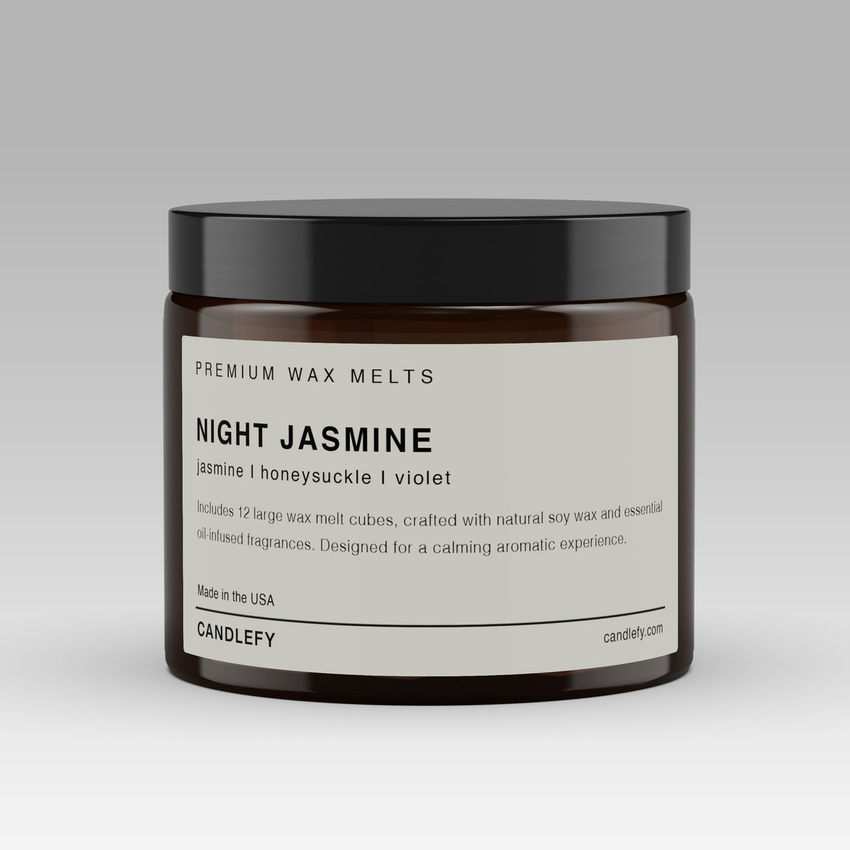 Night Jasmine Soy Wax Melts | 12 Cube Set | Strong 15% Fragrance Load | Flameless Home Scent