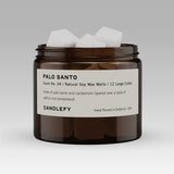 Palo Santo Wax Melts · Hand-Poured Soy Wax · 12 Strongly Scented Cubes