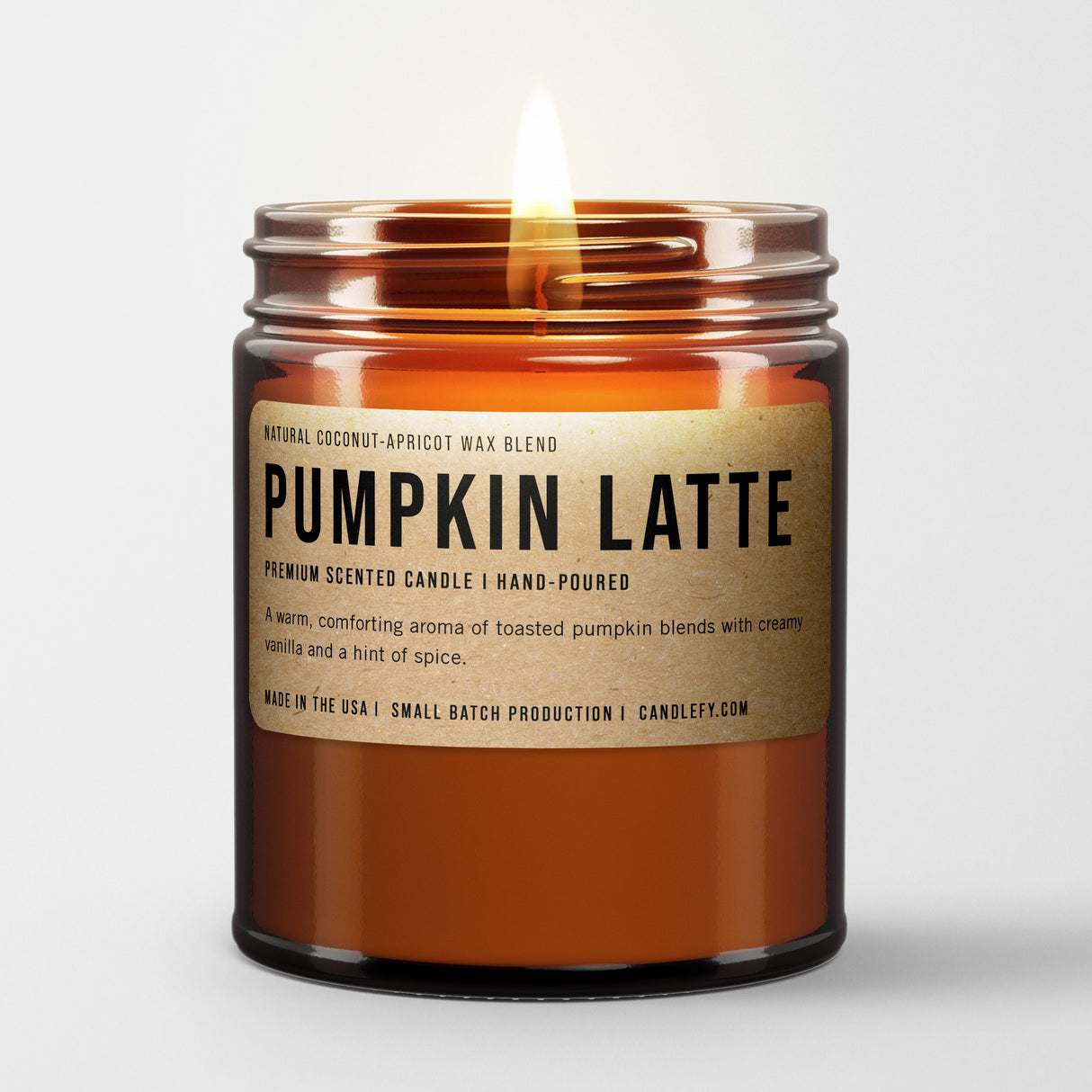 Pumpkin Latte Scented Candle: Fall Candle Collection 2