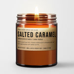 Salted Caramel Scented Candle: Fall Candle Collection 2