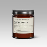 Tahitian Vanilla Scented Candle: Hand-Poured in the USA with Natural Coconut Wax