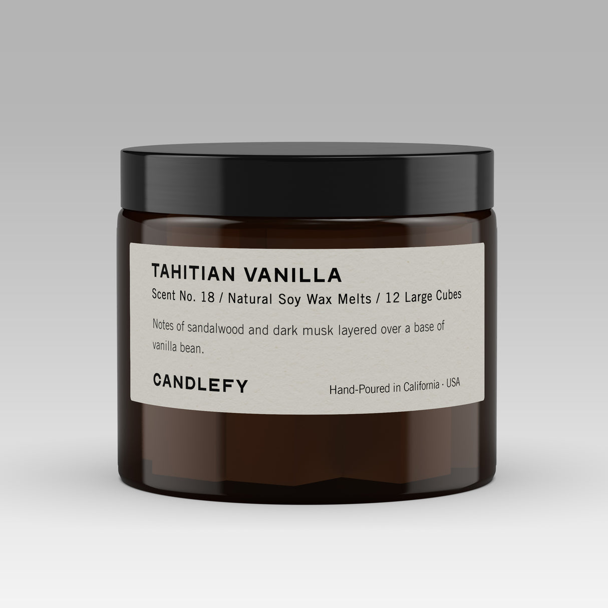 Tahitian Vanilla Wax Melts · Hand-Poured Soy Wax · 12 Strongly Scented Cubes