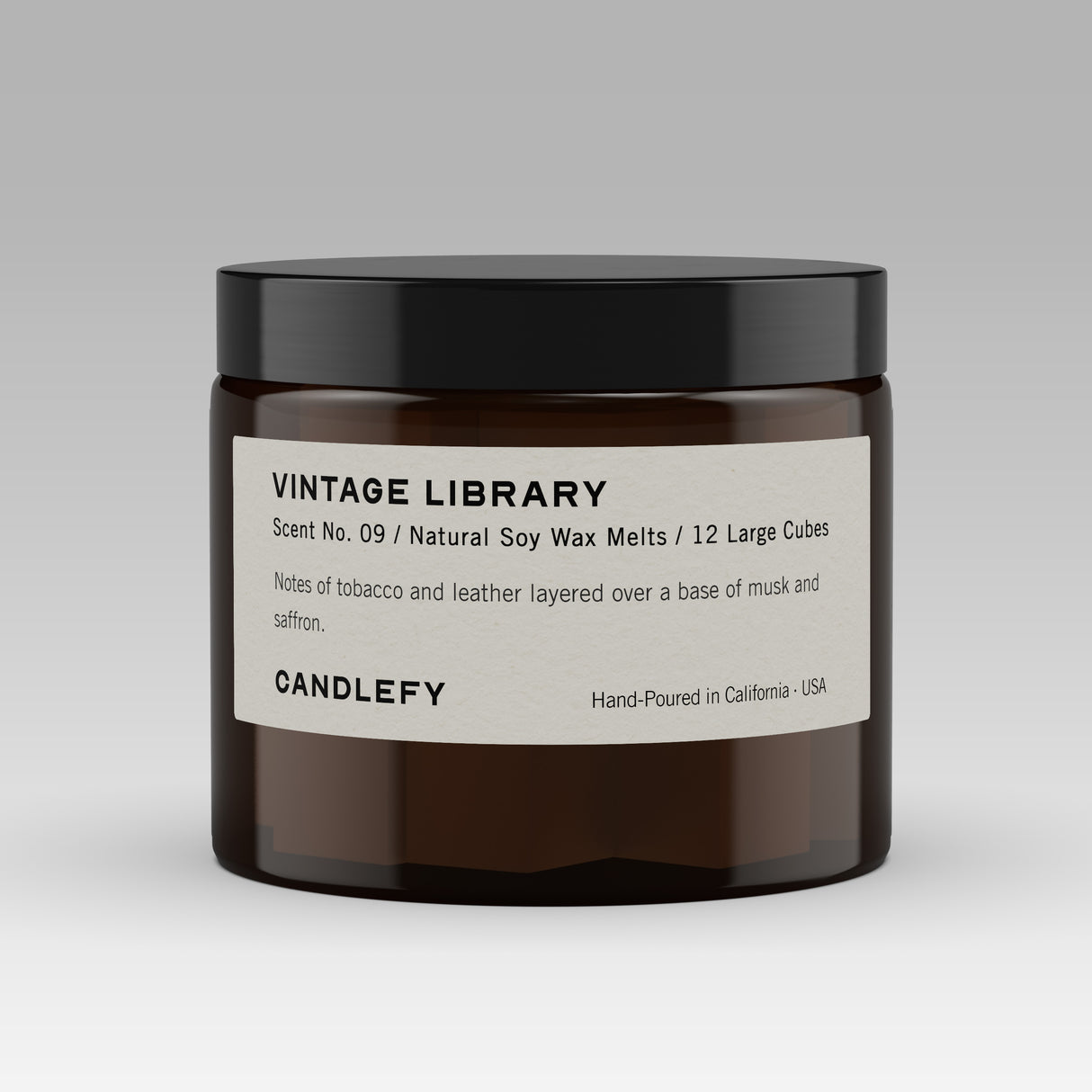 Vintage Library Wax Melts · Hand-Poured Soy Wax · 12 Strongly Scented Cubes