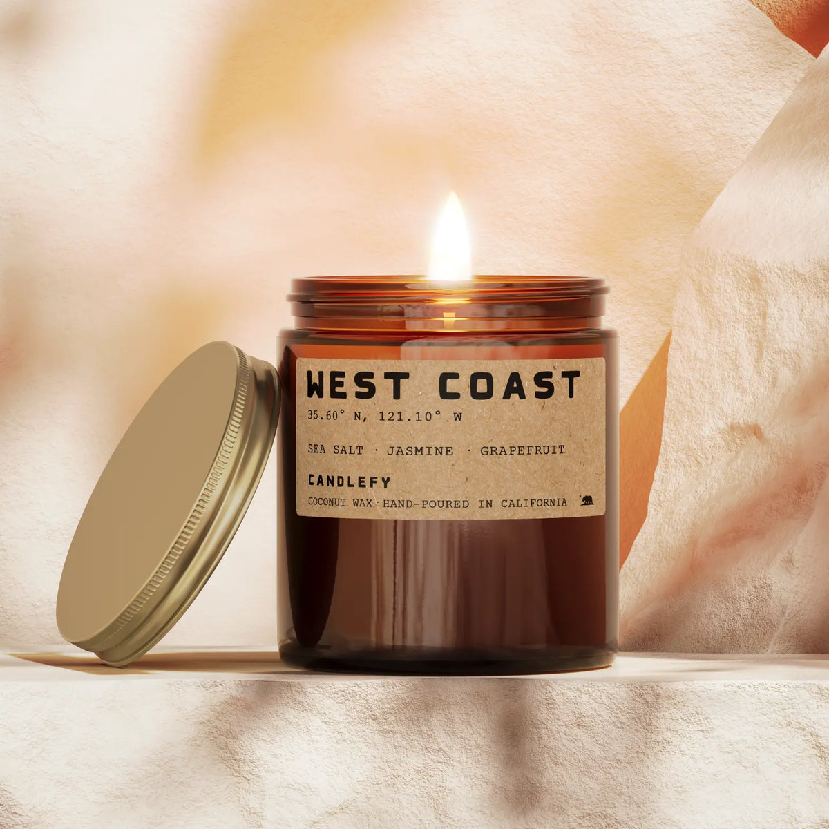 West Coast Candle – Sea Salt, Grapefruit & Night Jasmine
