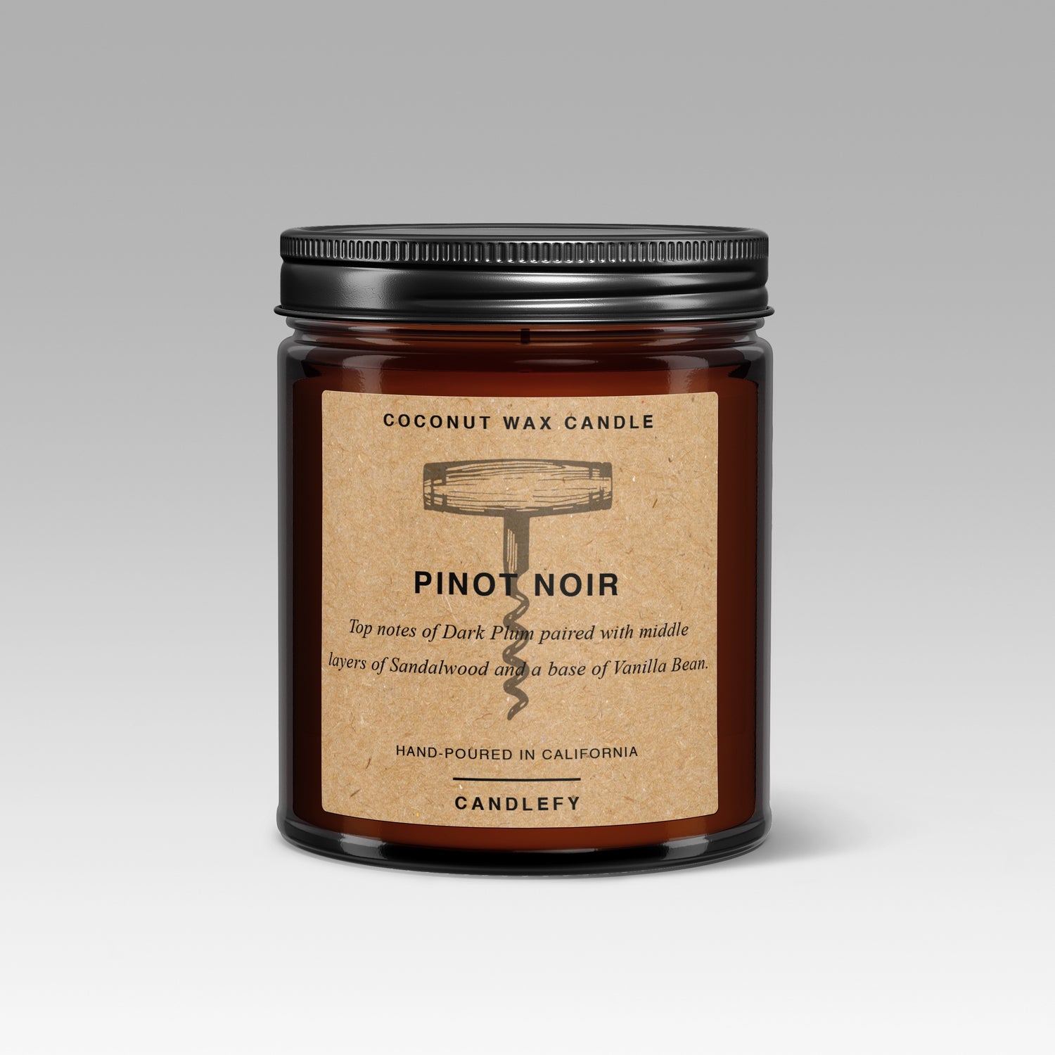 Pinot Noir Wine Candle