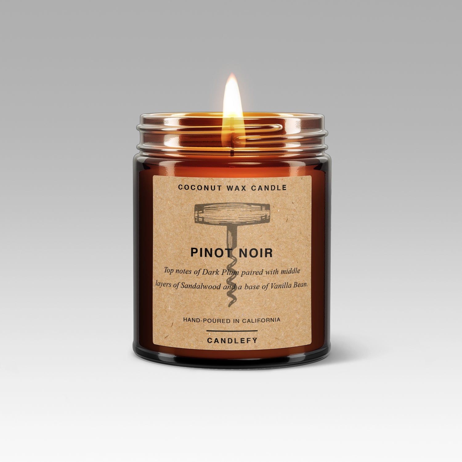 Pinot Noir Wine Candle
