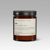 Zen Scented Candle: Hand-Poured in the USA with Natural Coconut Wax